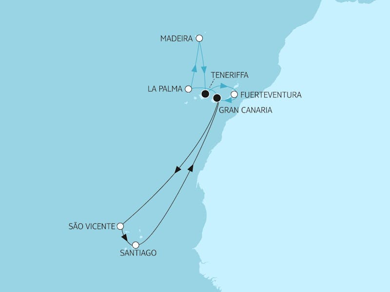 Kanaren mit Madeira II & Kapverdische Inseln I