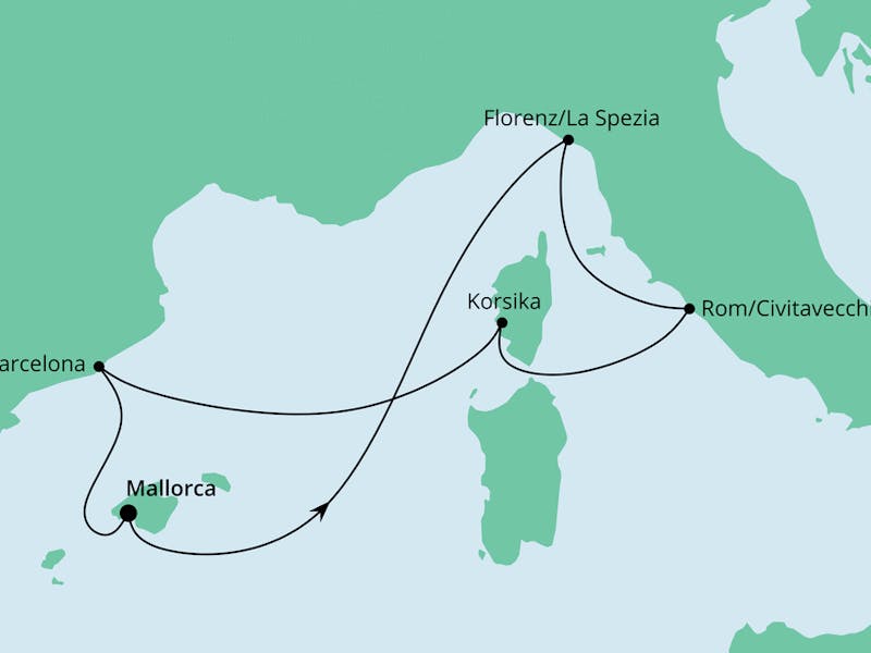 Mediterrane Schätze mit Korsika ab Mallorca